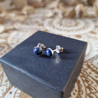 Pendientes de Lapislázuli en Plata ~ Sabiduría y expresión