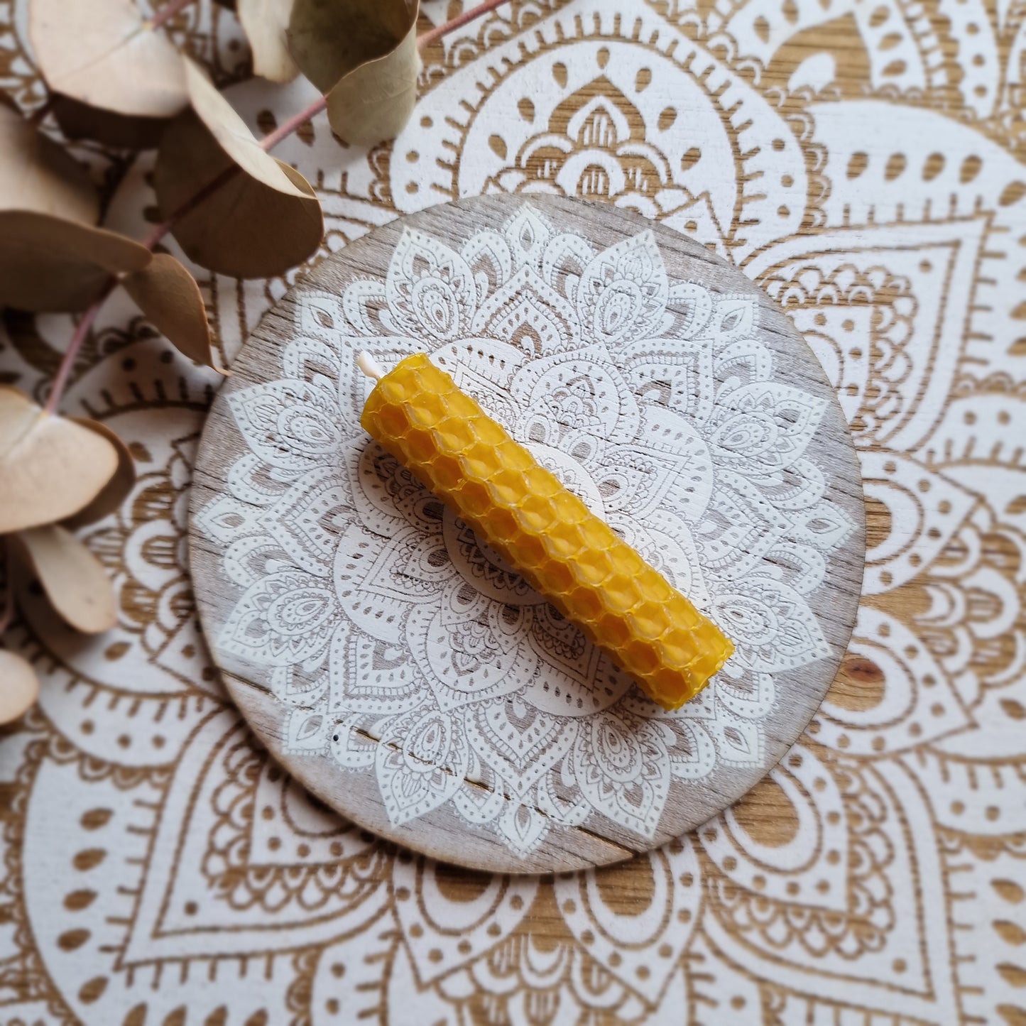 Vela Artesanal de Cera de Abeja (XS, S, M)