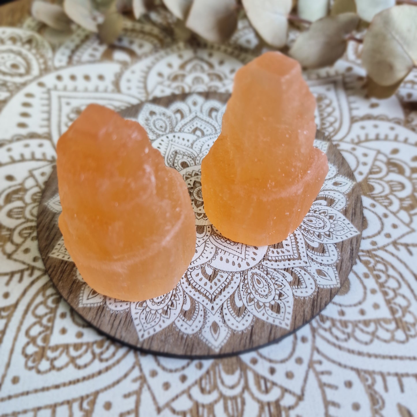 Monolito de Selenita Naranja ~ Energía cálida y purificación