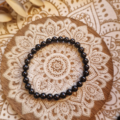 Pulsera Obsidiana Negra ~  Protección y Conexión Espiritual ~ 4, 6 y 8 mm