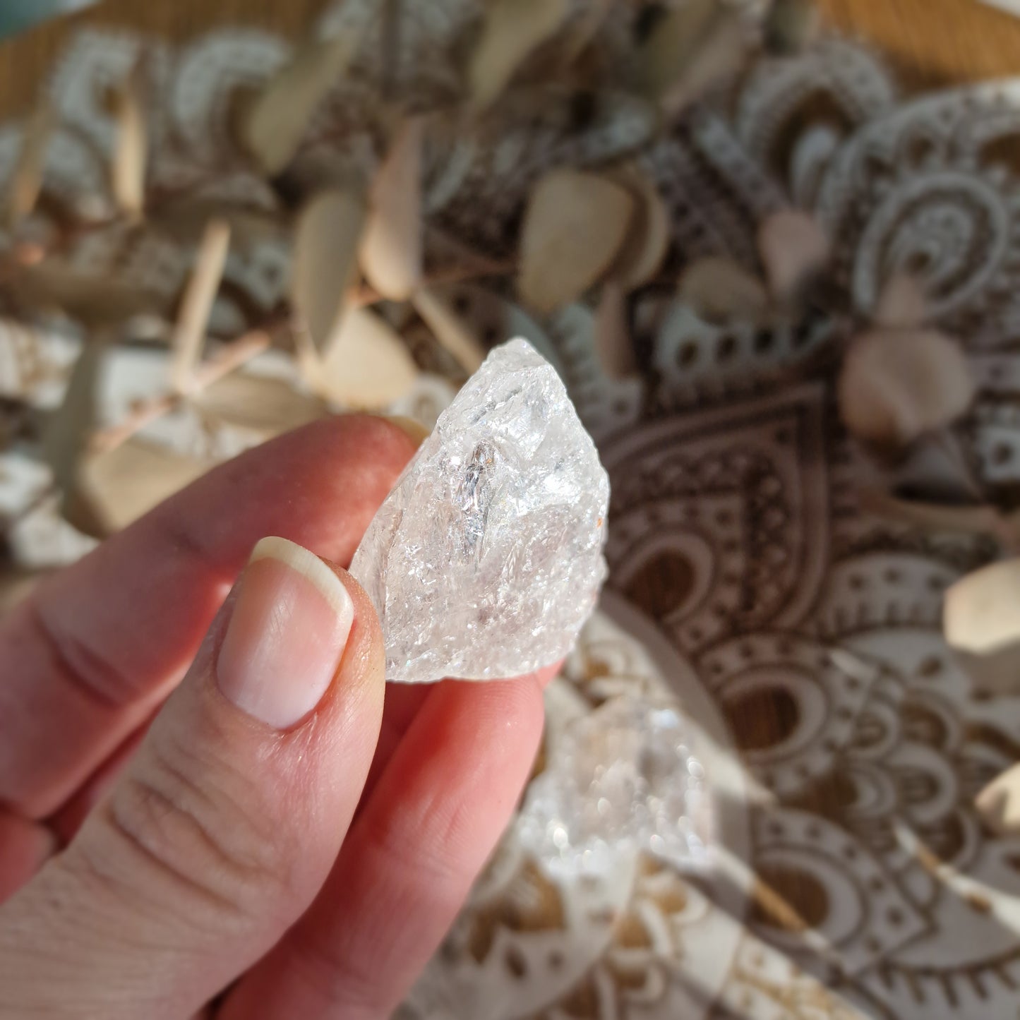 Masivo de Cuarzo Cristal ~ Claridad y equilibrio energético