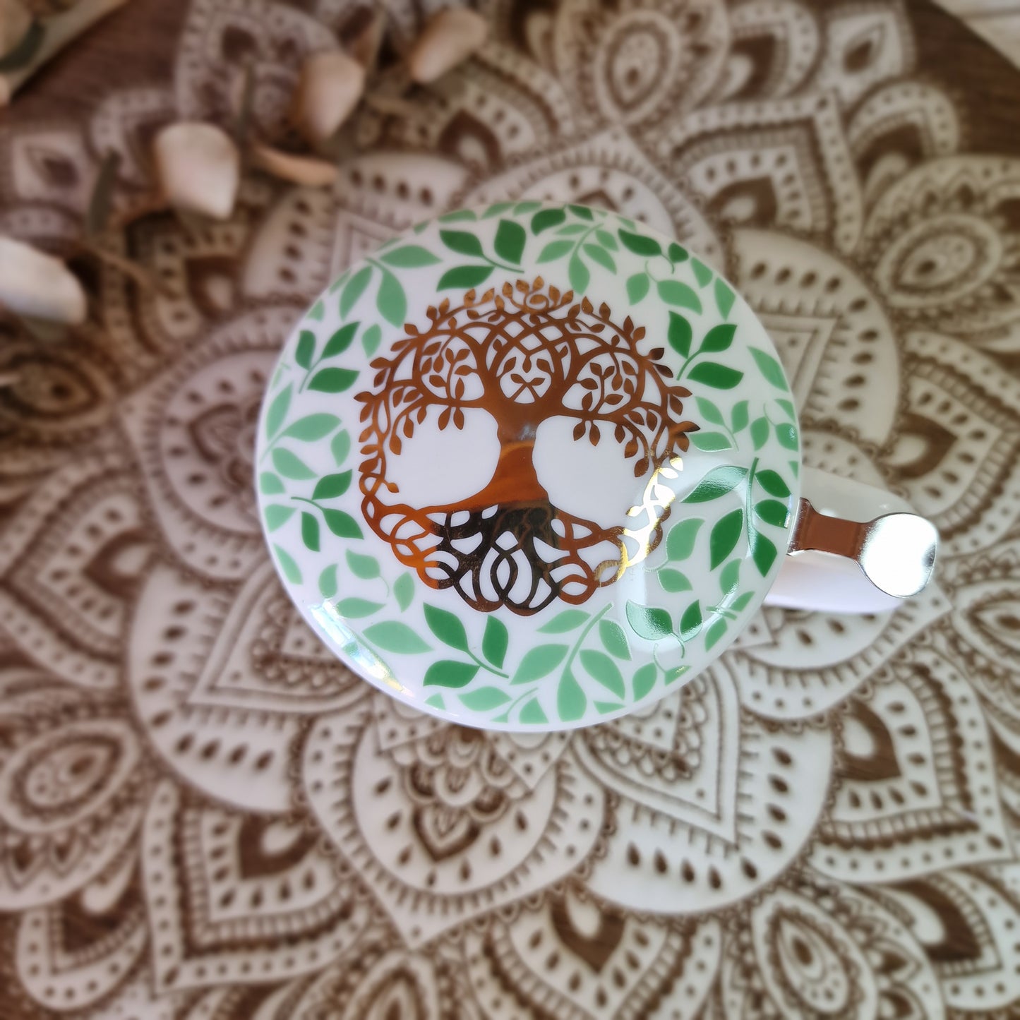 🌳  Taza de Té Árbol de la vida ~ Conexión y equilibrio 🌳