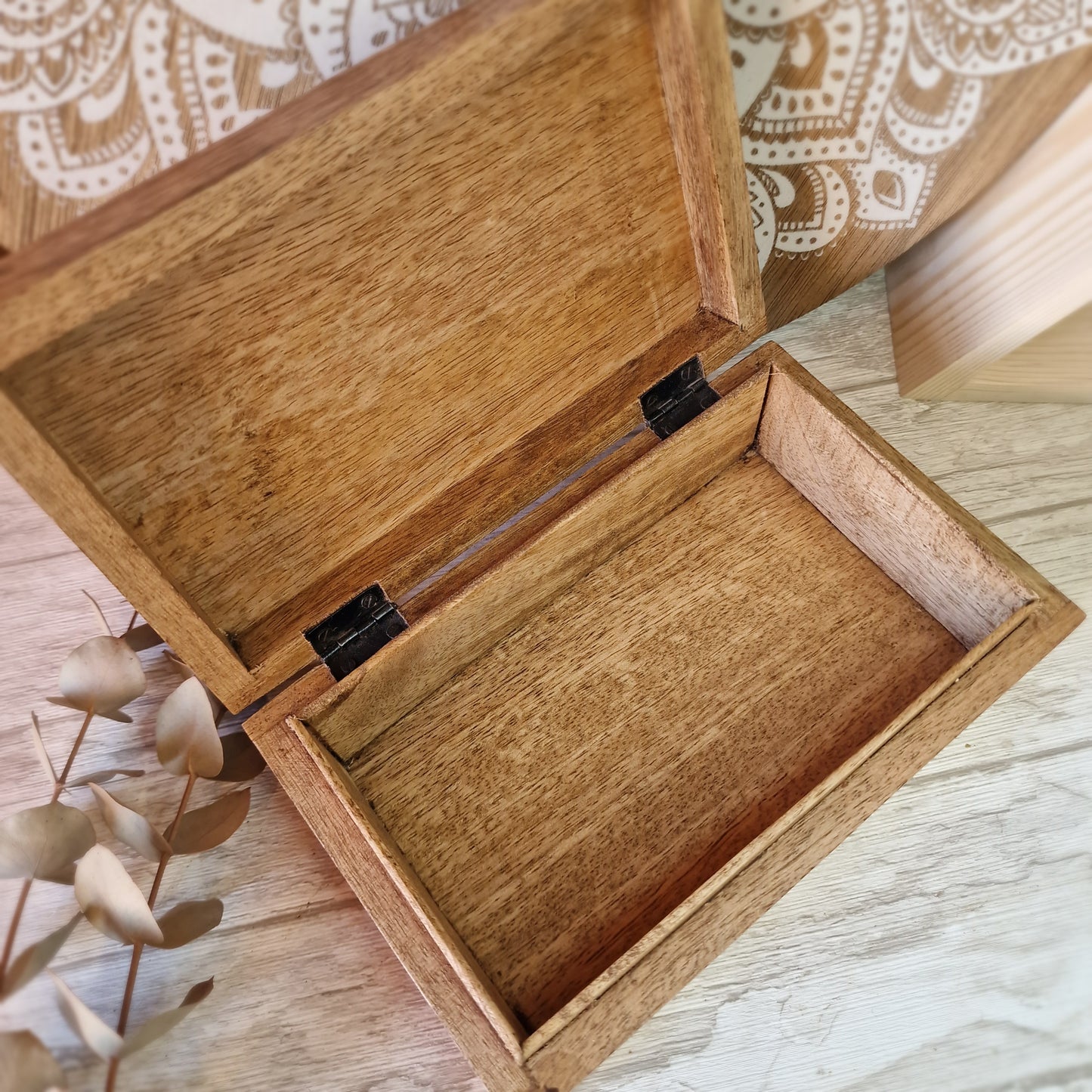 Caja de Madera Flor de la Vida ~ Guardián de tus tesoros