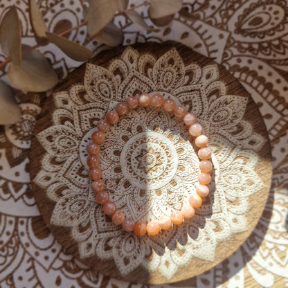 Pulsera Piedra Sol ~ Alegría y Vitalidad ~ 6 y 8 mm