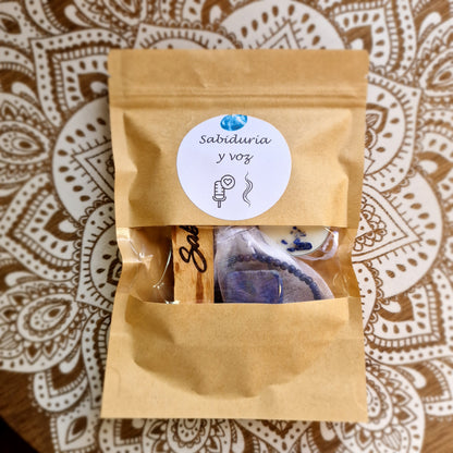 Pack Iniciación ~ Sabiduría y Voz ~ Conecta con tu verdad interior y expresa lo que sientes
