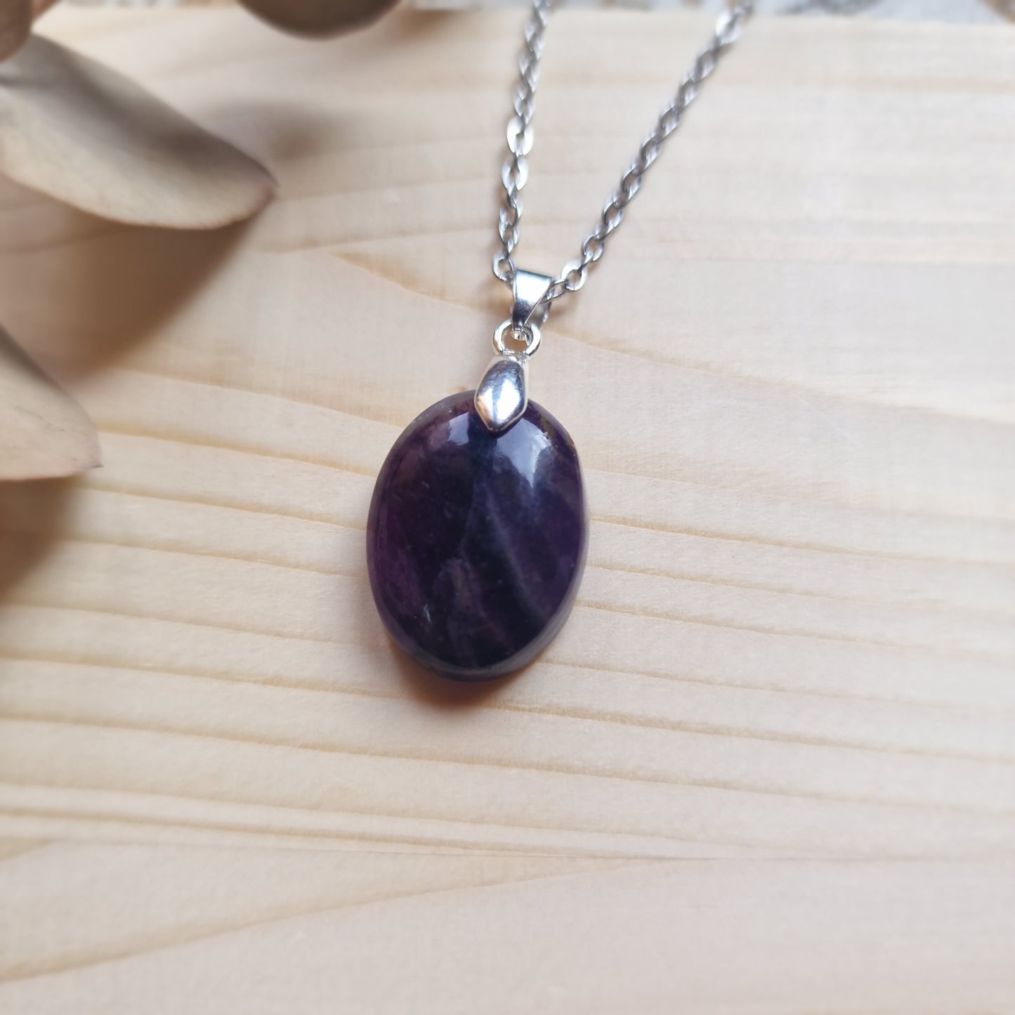 Colgante de Fluorita Natural ~ Claridad y Equilibrio