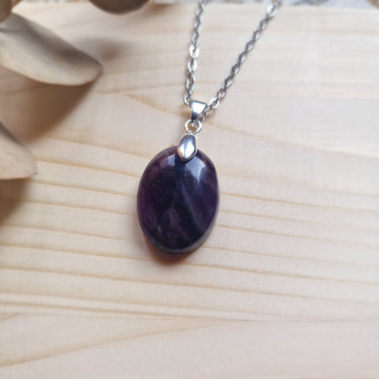 Colgante de Fluorita Natural ~ Claridad y Equilibrio