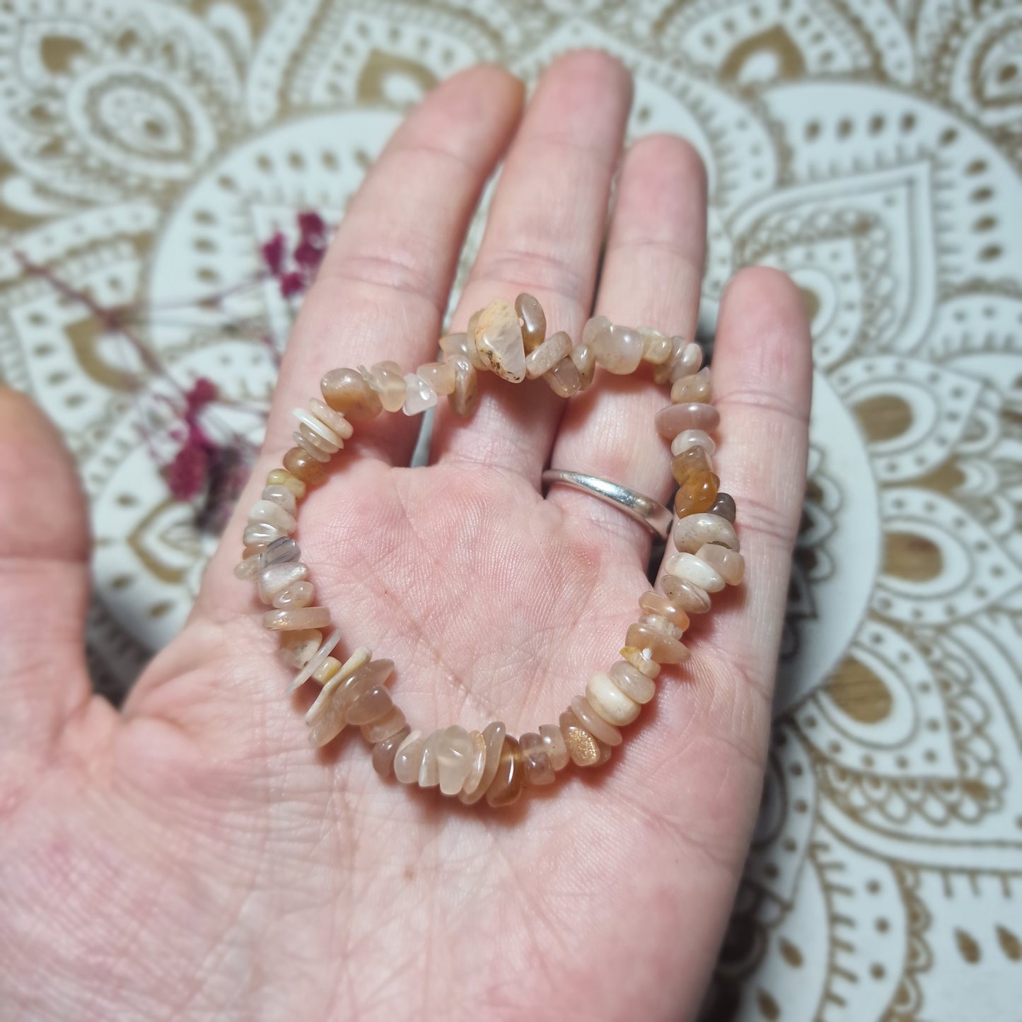 Pulsera de Chips de Piedra Sol ~ Motivación y la Actitud Positiva