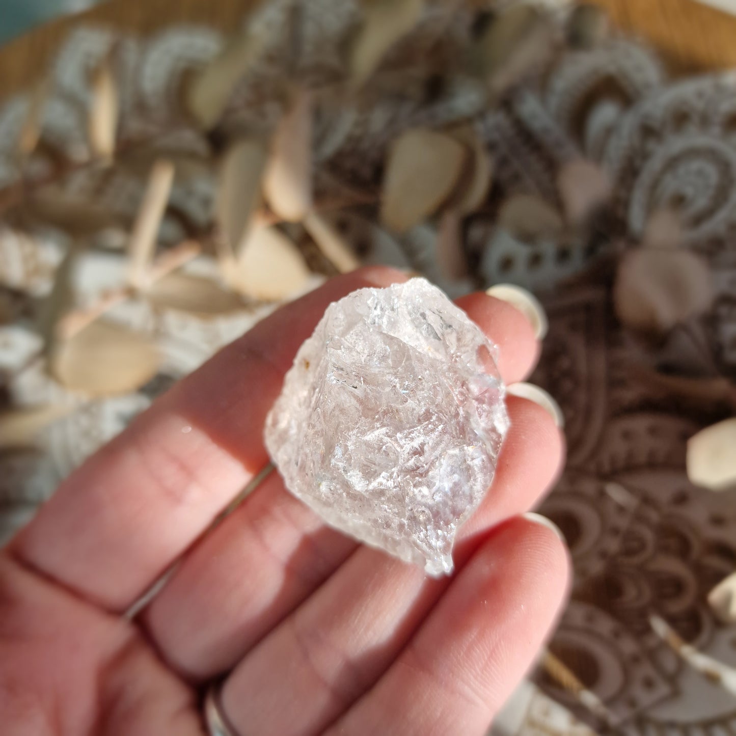 Masivo de Cuarzo Cristal ~ Claridad y equilibrio energético