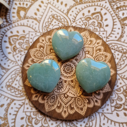 Corazón de Cuarzo Verde ~ Sanación y Equilibrio Emocional