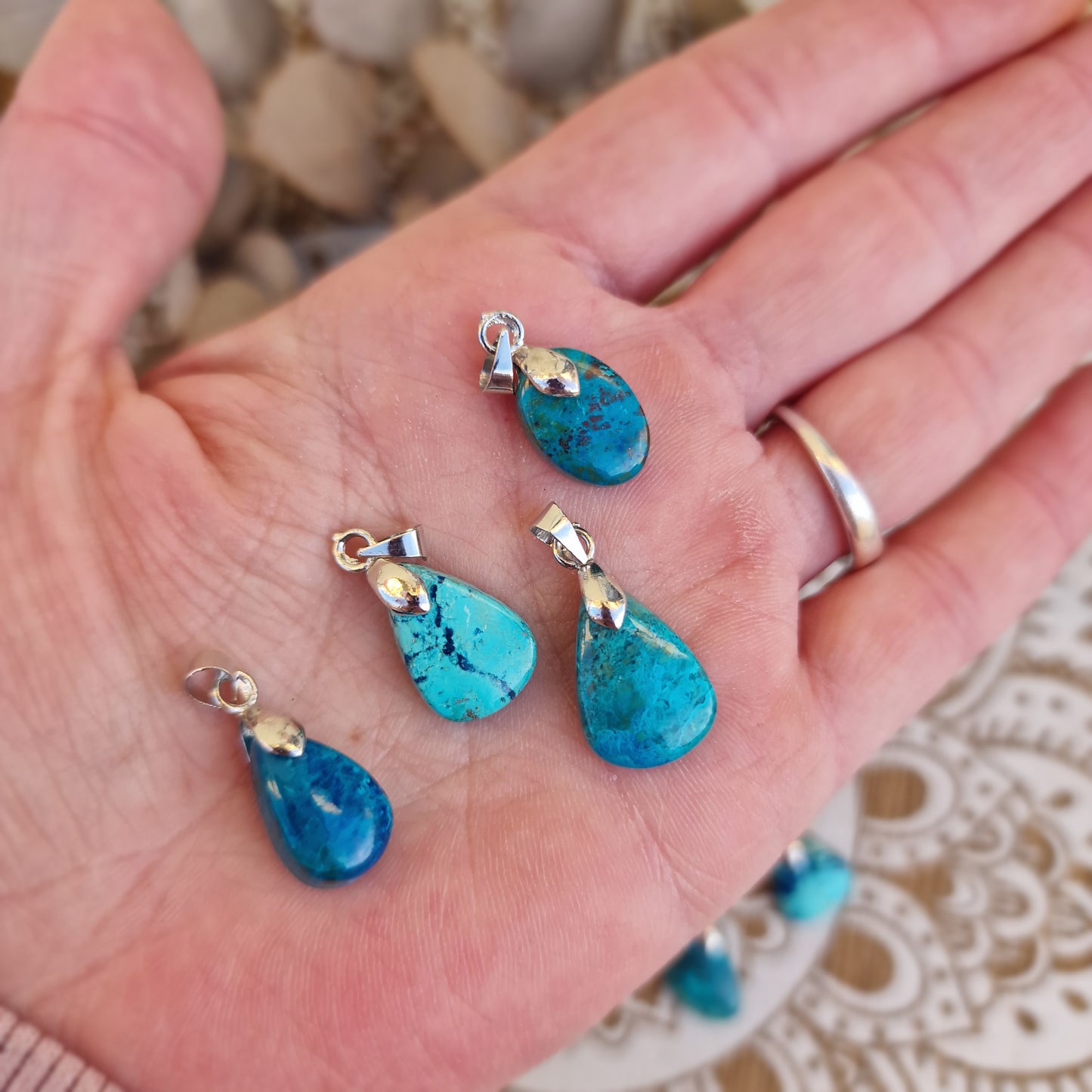 Colgante de Shattuckita ~ Comunicación y Conciencia