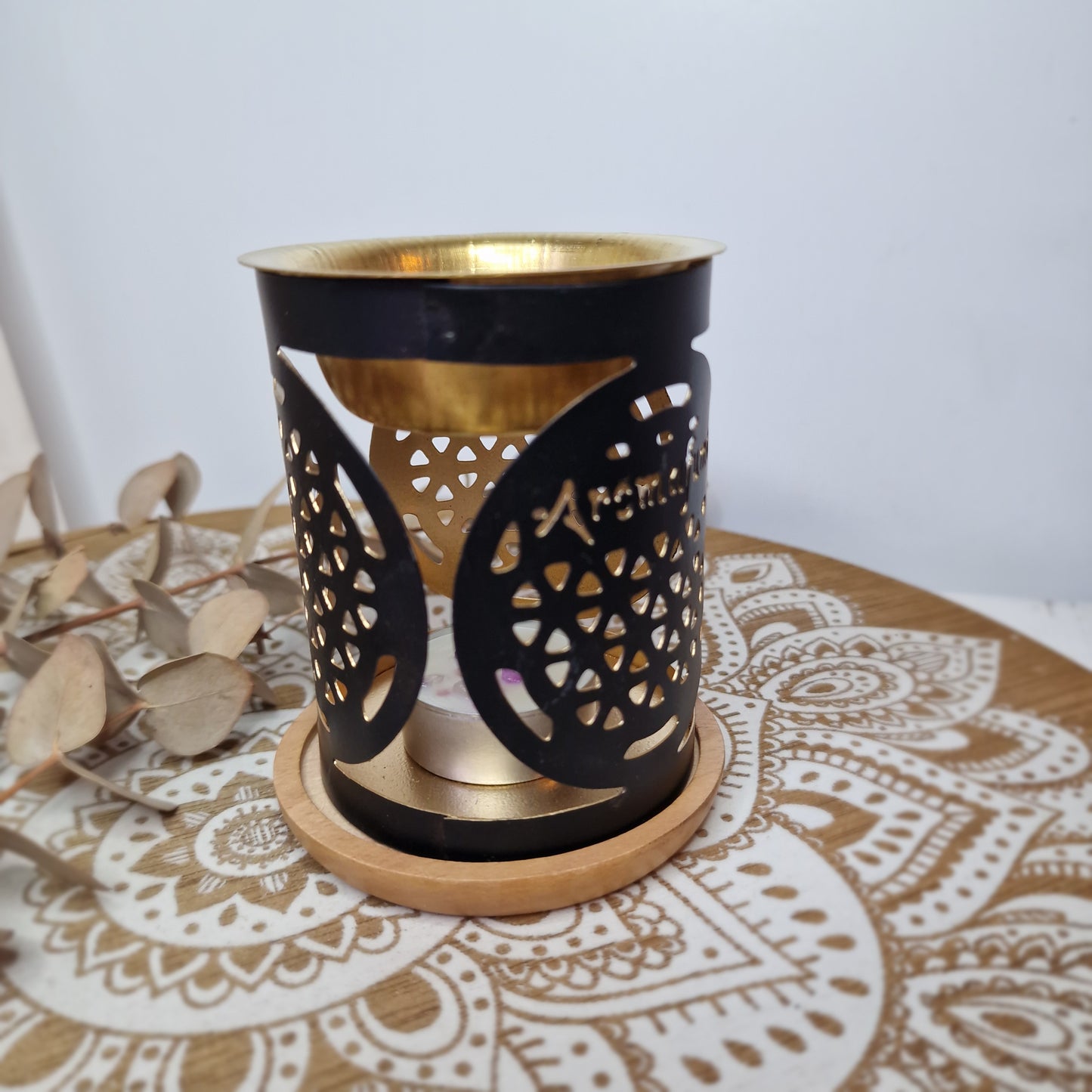 Quemador de aceites aromáticos ✨Flor de la vida