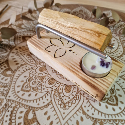 Quemador Fuego Sagrado. Flor de Loto (Natural y Fuego)