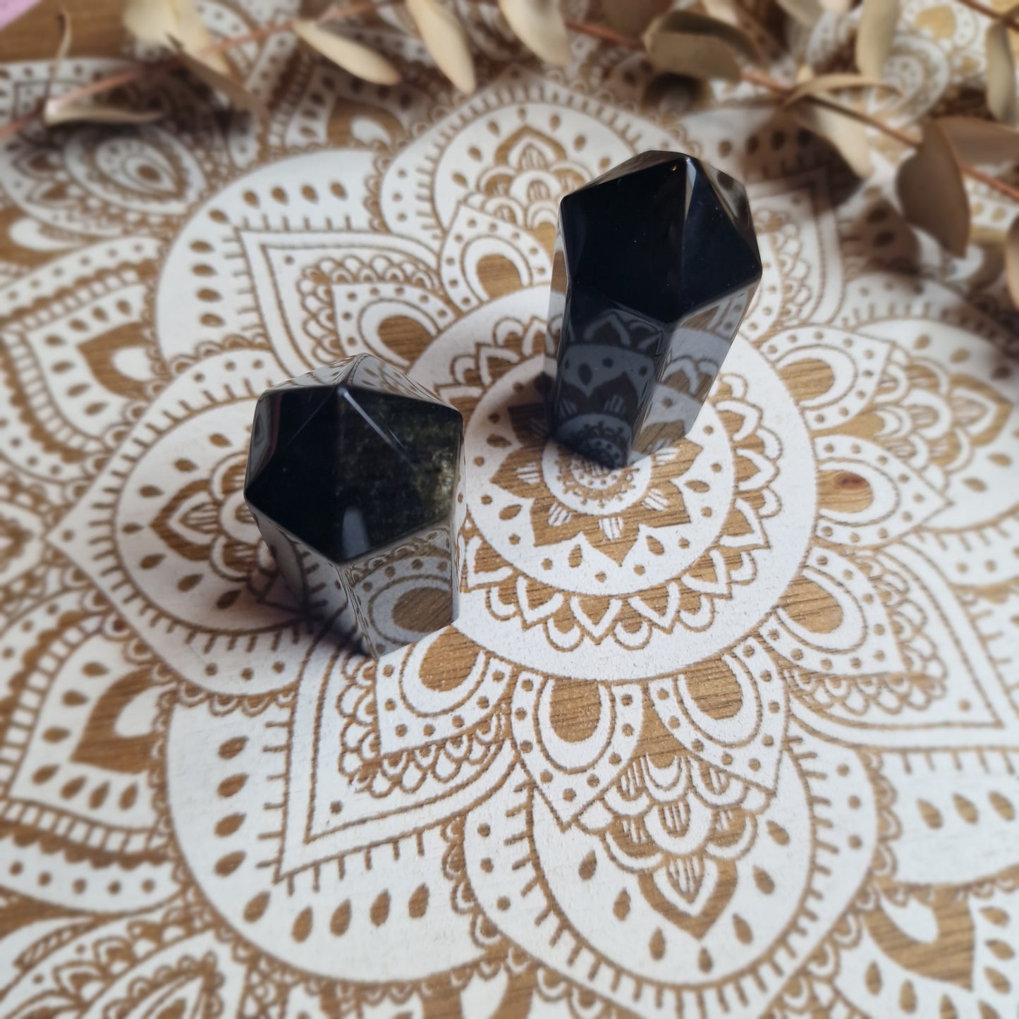 Punta de Obsidiana Dorada ~ Protección y Claridad Interior