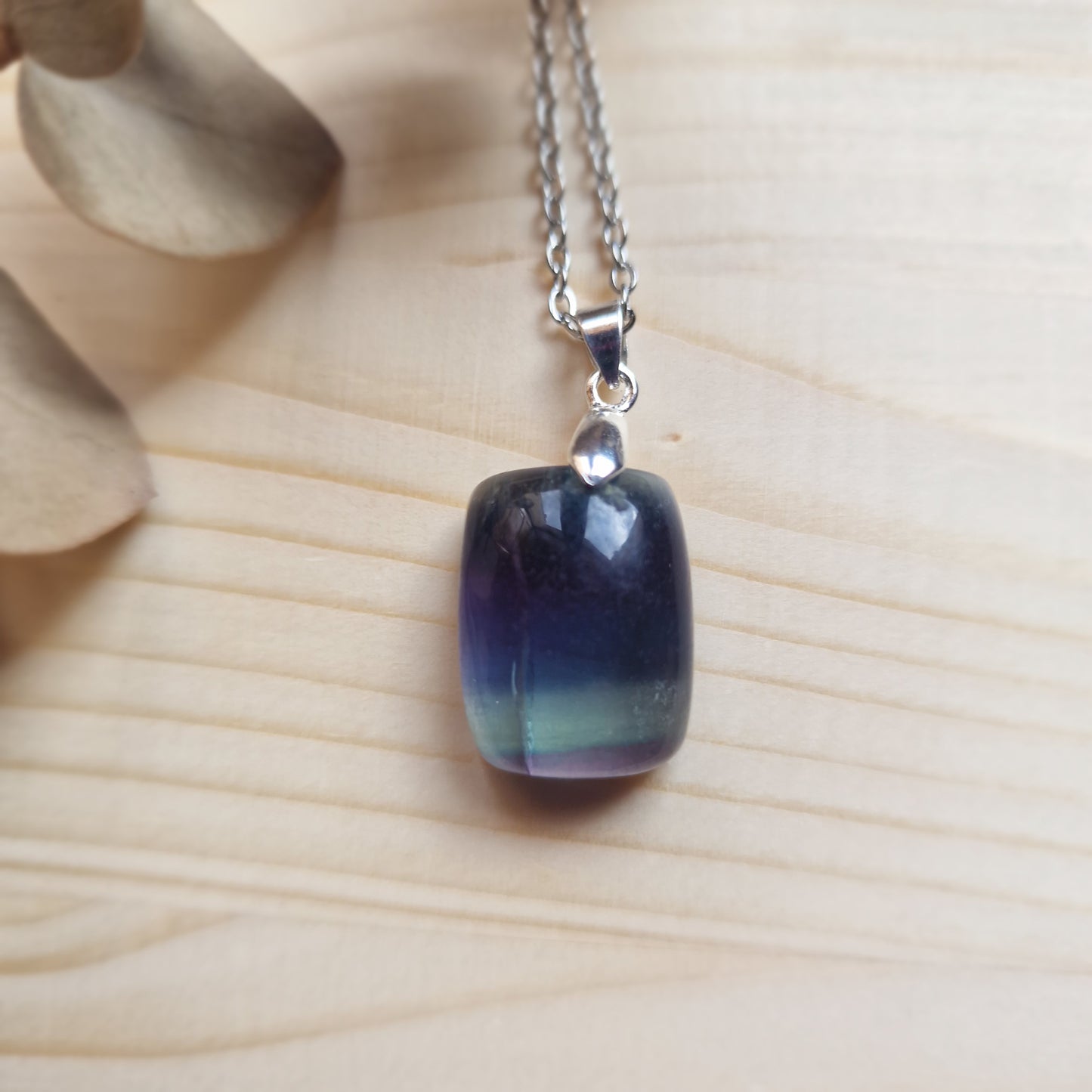 Colgante de Fluorita Natural ~ Claridad y Equilibrio