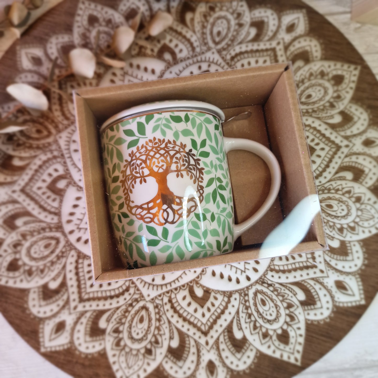 🌳  Taza de Té Árbol de la vida ~ Conexión y equilibrio 🌳