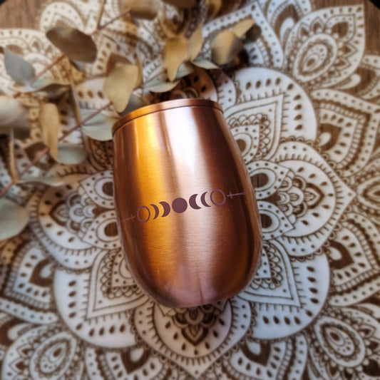 Vaso de Cobre ~ Fase Lunar ~ Equilibrio y Bienestar Ayurveda