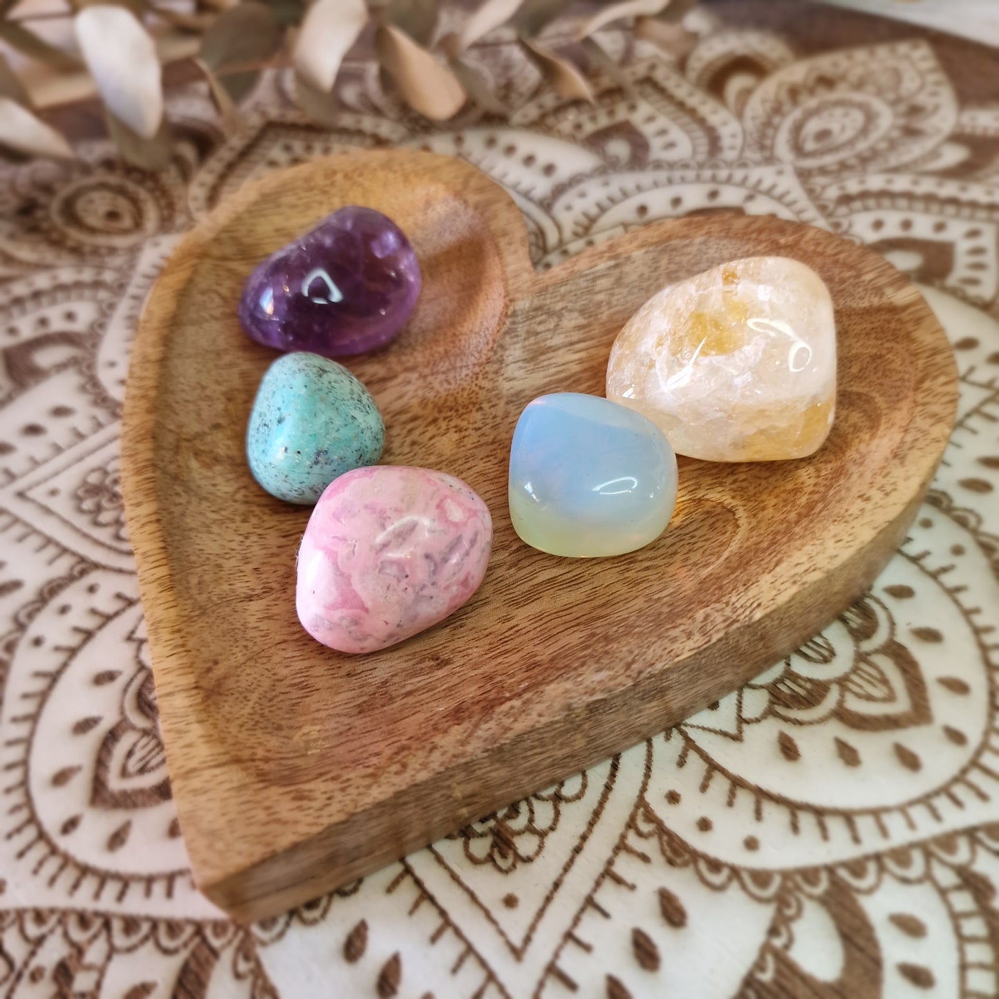 Bandeja de Madera de Mango ~ Corazón