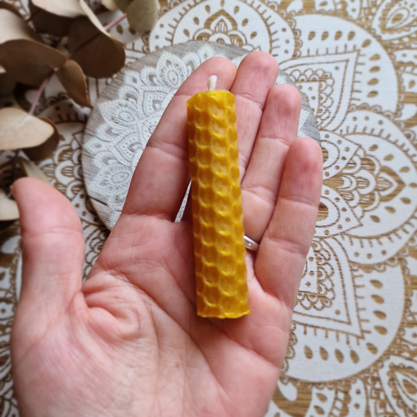 Vela Artesanal de Cera de Abeja (XS, S, M)