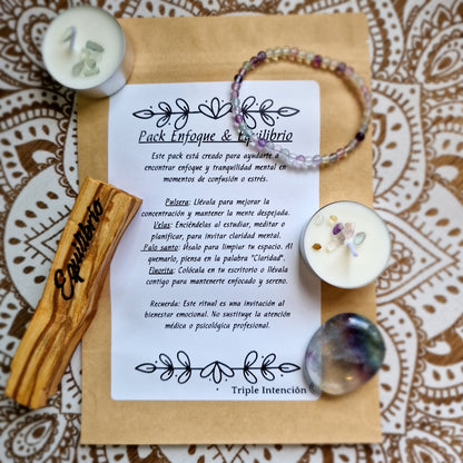 Pack Iniciación ~ Enfoque y Equilibrio ~ Claridad mental y armonía