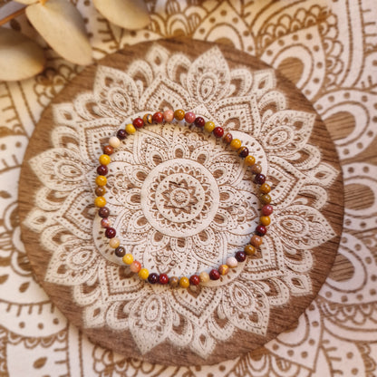 Pulsera de Mokaita ~ Energía y Estabilidad Natural ~ 4 y 6 mm
