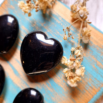 Corazón Obsidiana Negra