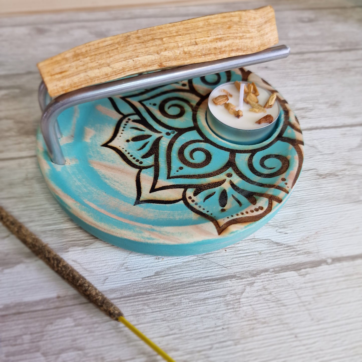 Quemador Doble Esencia. MANDALA PRIMAVERA