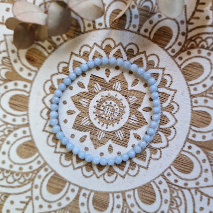 Pulsera de Angelita de 4 mm ~ Calma y Conexión Espiritual