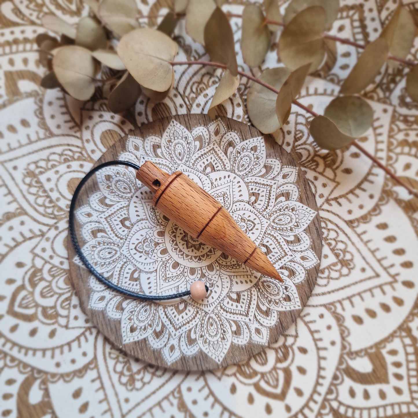 Péndulo de Madera de Haya – Artesanal y Natural