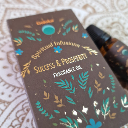 Aceite aromático Éxito y Prosperidad  – Potencia tu camino hacia el éxito y la abundancia