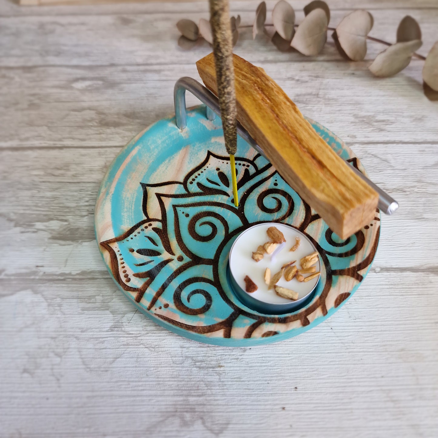 Quemador Doble Esencia. MANDALA PRIMAVERA