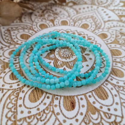 Pulsera Amazonita ~ Calma y equilibrio ~ 4 mm