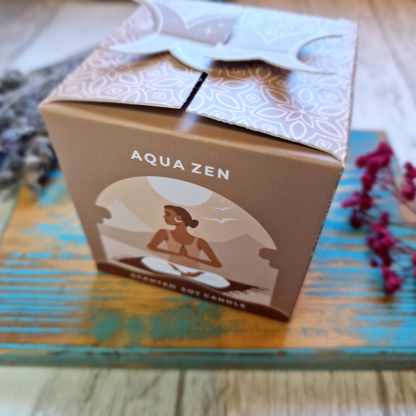 Vela de soja ~ Colección Serenidad ~ Aqua Zen 12h