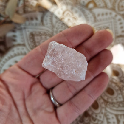 Masivo de Cuarzo Rosa ~ Calma y amor consciente