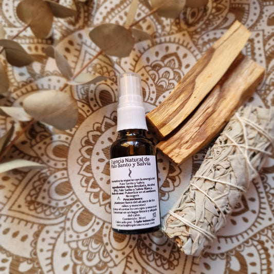 🍃 Esencia Natural de Palo Santo y Salvia ~ Artesanal 🍃