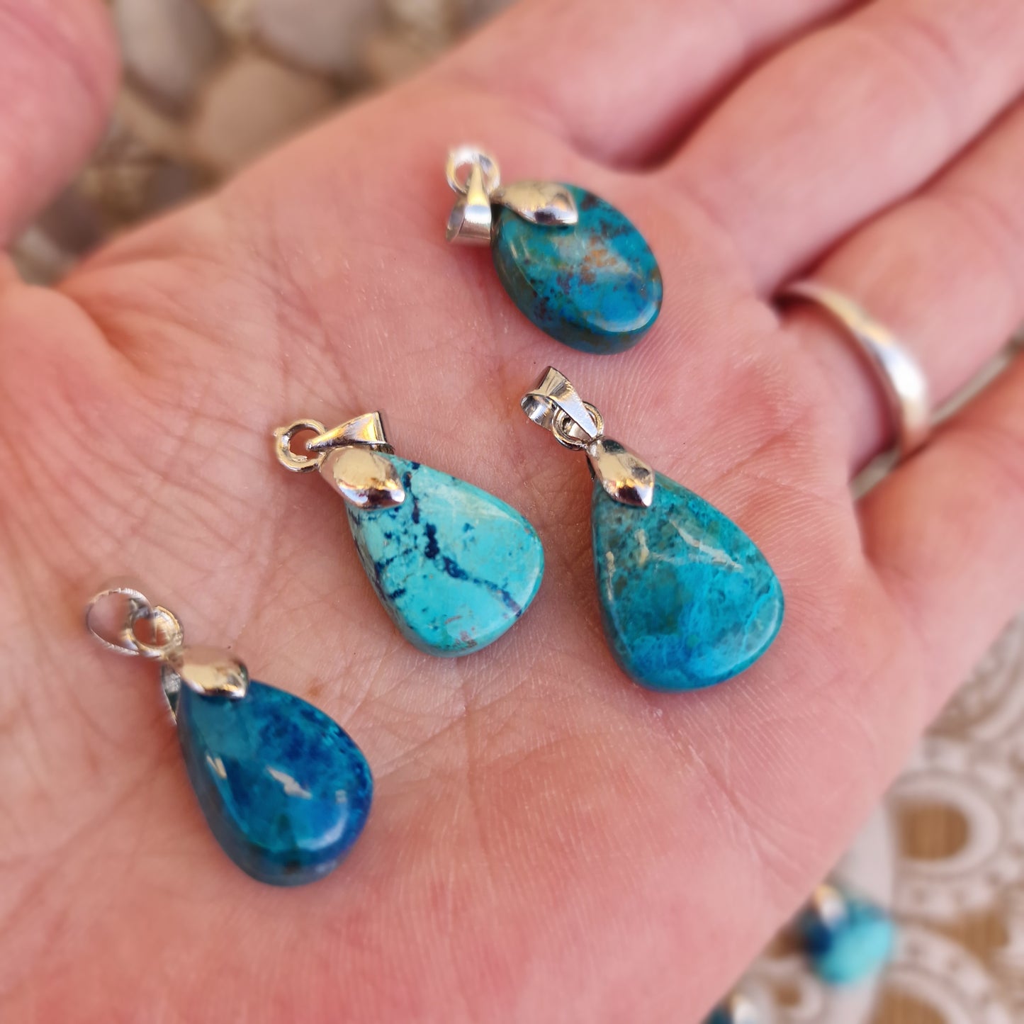 Colgante de Shattuckita ~ Comunicación y Conciencia