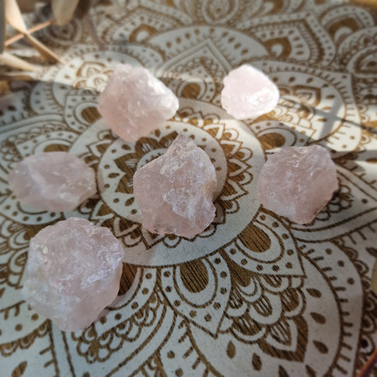 Masivo de Cuarzo Rosa ~ Calma y amor consciente