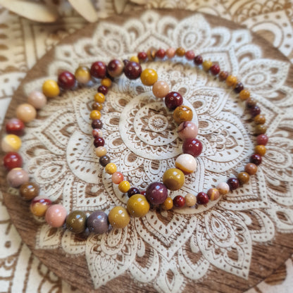 Pulsera de Mokaita ~ Energía y Estabilidad Natural ~ 4 y 6 mm