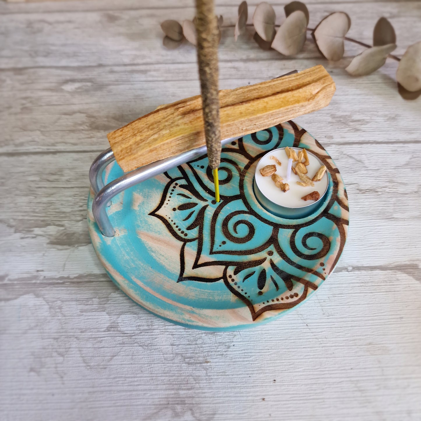 Quemador Doble Esencia. MANDALA PRIMAVERA