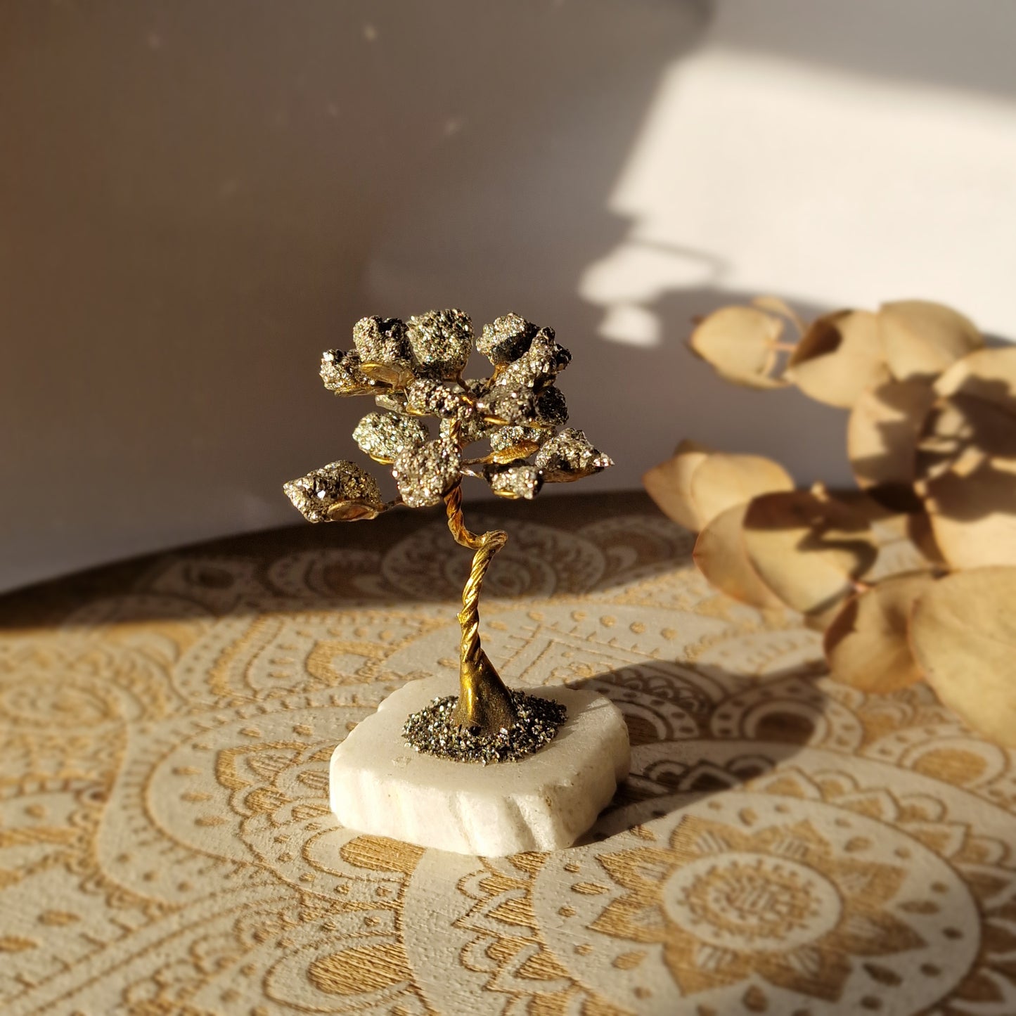 Árbol Bonsái de Pirita ~ Abundancia y Prosperidad