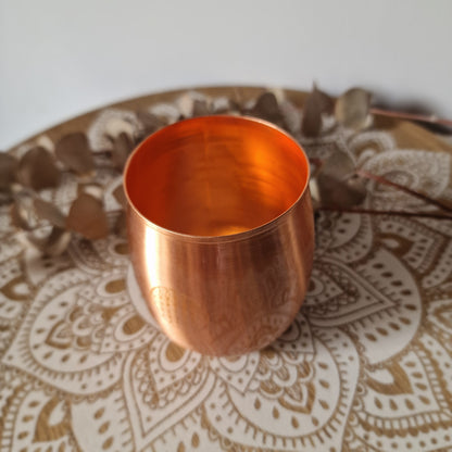 Vaso de Cobre ~Flor de la vida ~ Equilibrio y Bienestar Ayurveda