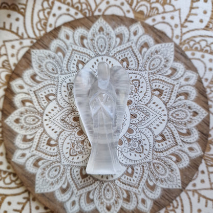 Ángel de Amatista, Selenita, Cuarzo Rosa o Angelita ~ Protección y guía espiritual