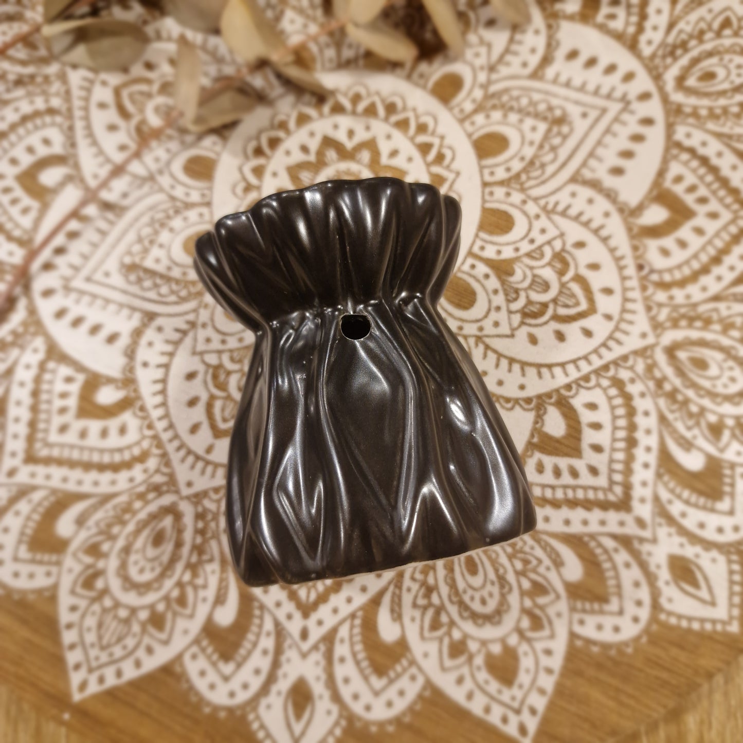 Quemador “Esencia Geométrica Negro” ~ Equilibrio y armonía en tu espacio