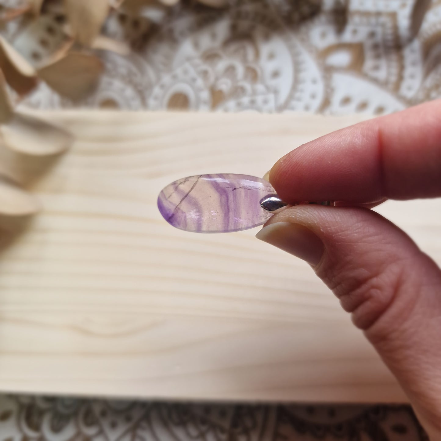 Colgante de Fluorita Natural ~ Claridad y Equilibrio