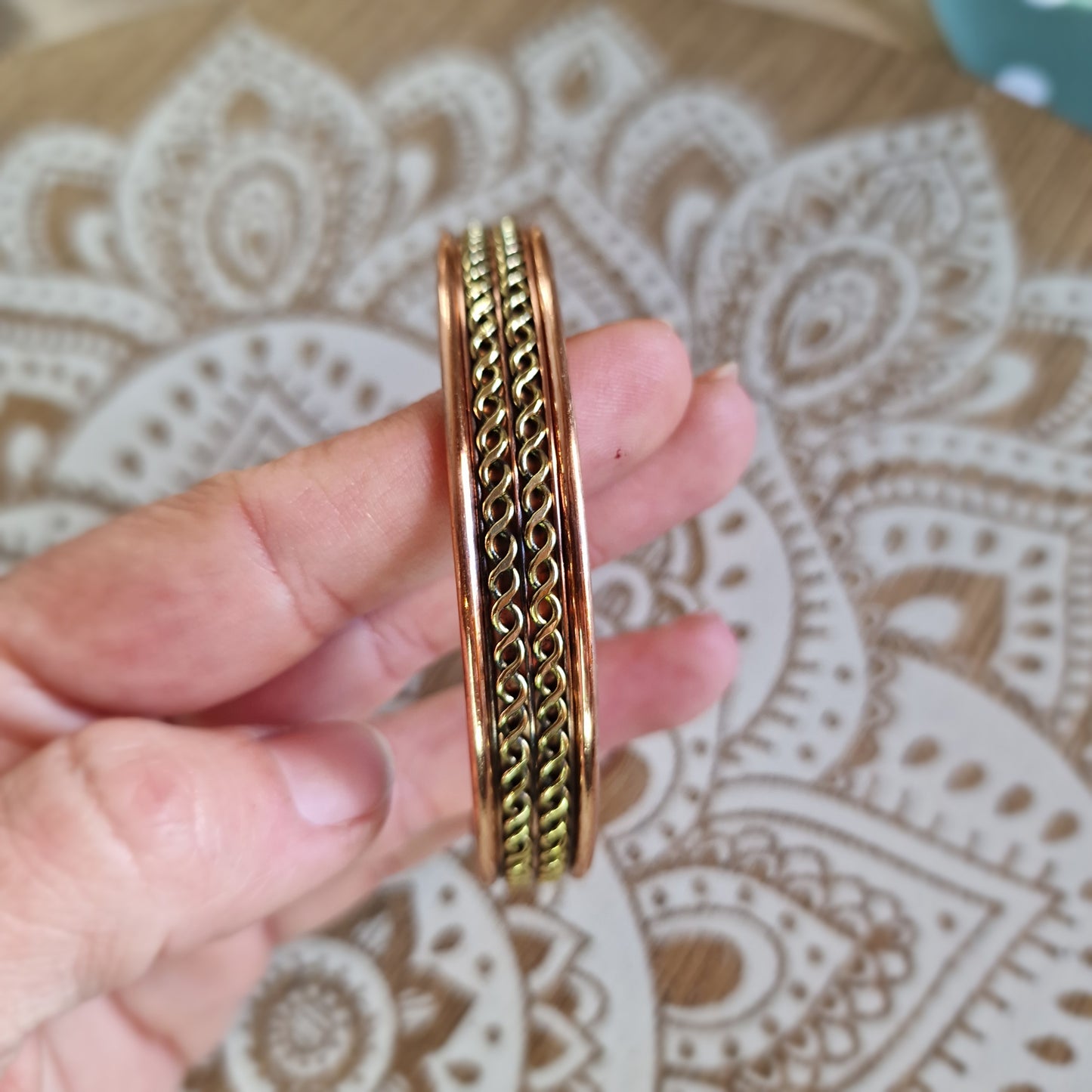 Brazalete de Cobre con Imanes ~ Equilibrio y Energía en tu Día a Día