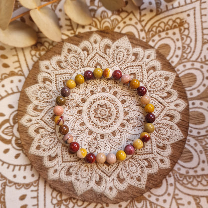 Pulsera de Mokaita ~ Energía y Estabilidad Natural ~ 4 y 6 mm