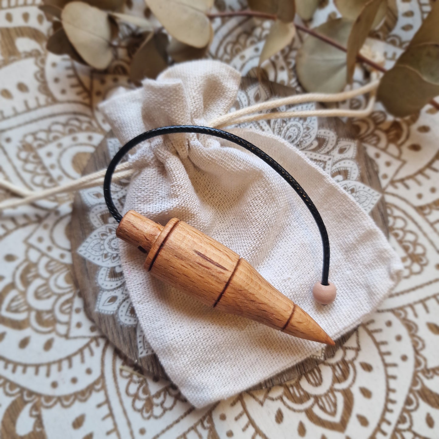 Péndulo de Madera de Haya – Artesanal y Natural