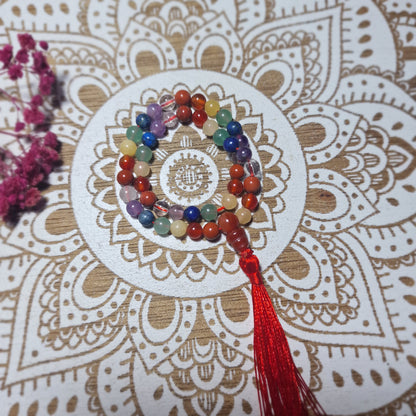 Japa Mala de los 7 Chakras 45  ~ Equilibrio y Presencia Consciente