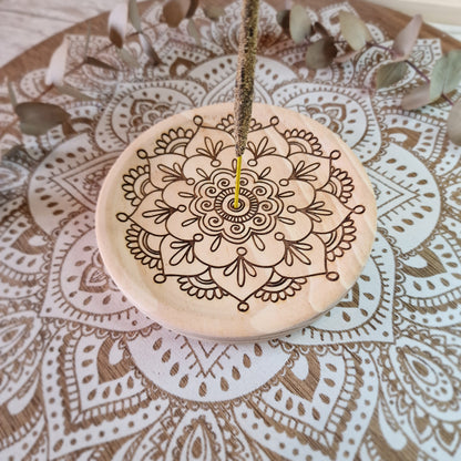 Quemador de Incienso artesanal. Mandala