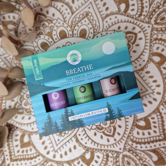 Set de Aceites Esenciales Breathe ~ Respirar y Renovar